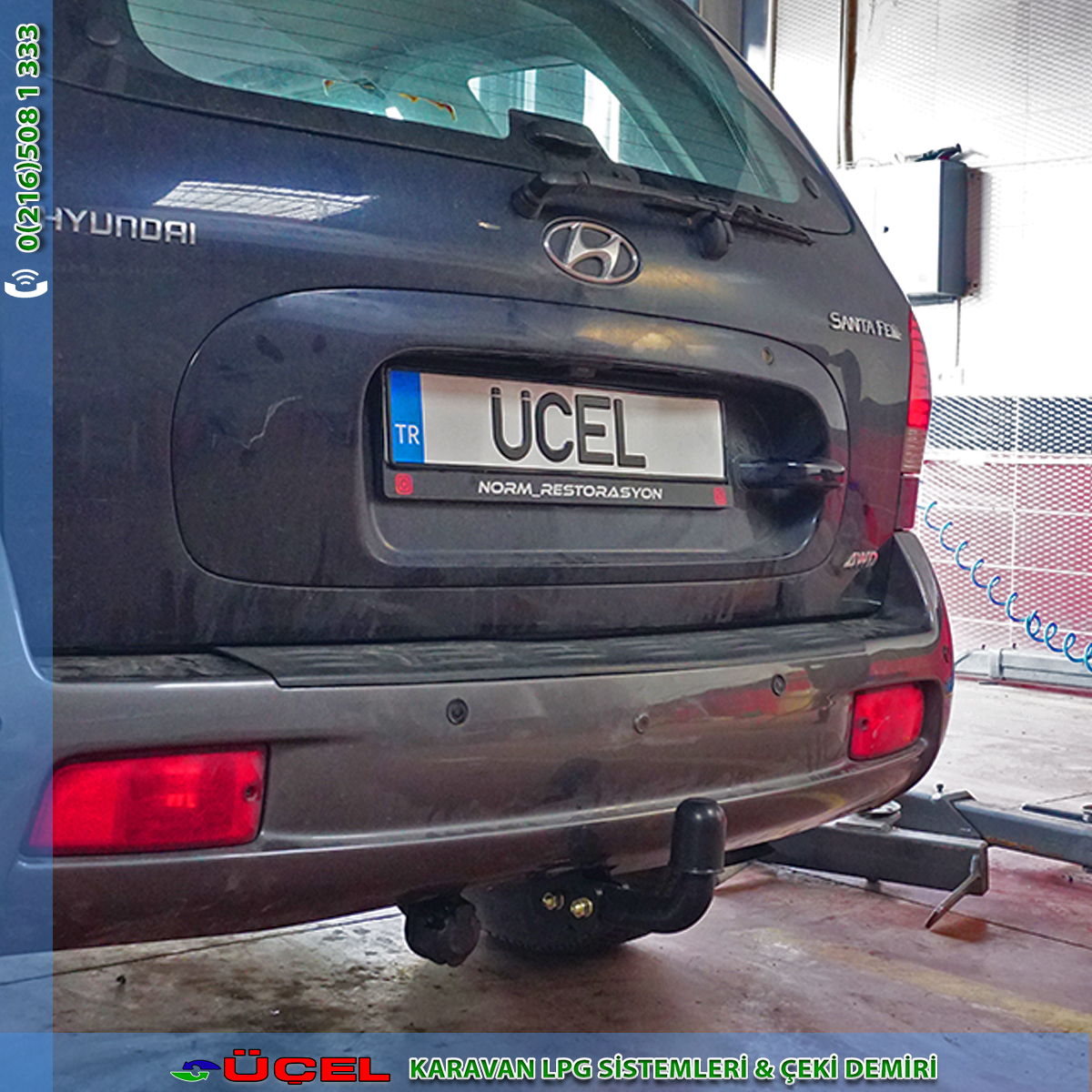 Hyundai Santa Fe Çeki Demiri 2006-2013 T (Cm) - Görsel 5